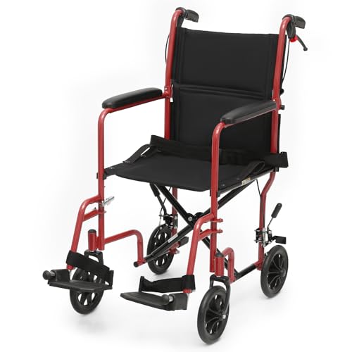 16 inch Wide Seat Foldable Lightweight Wheelchair L824067