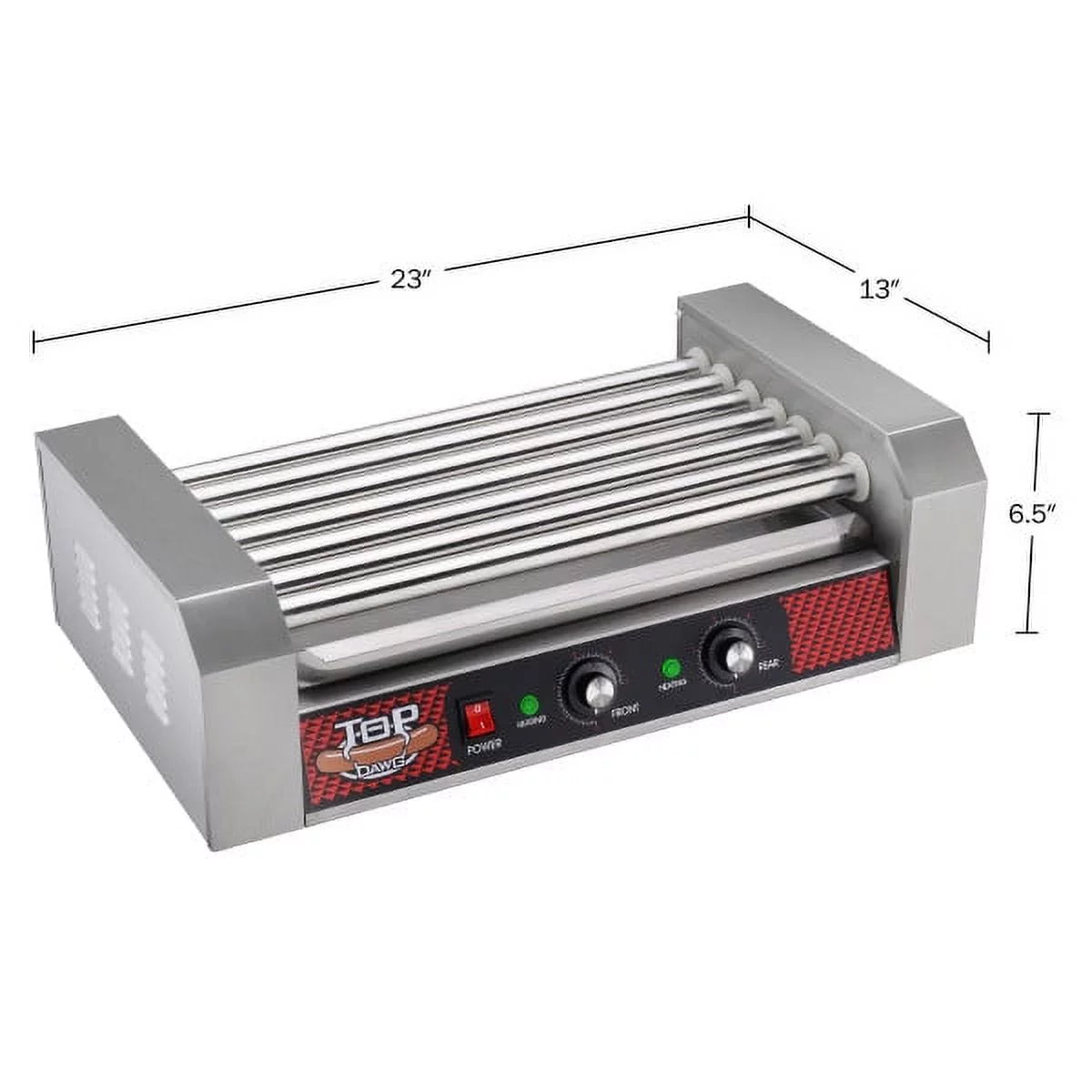 Stainless-Steel Hot Dog Roller Machine with 7 Non-Stick Rollers X774538
