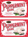 Peppermint Bark Dark Chocolate Candy (Pack of 2) F904278