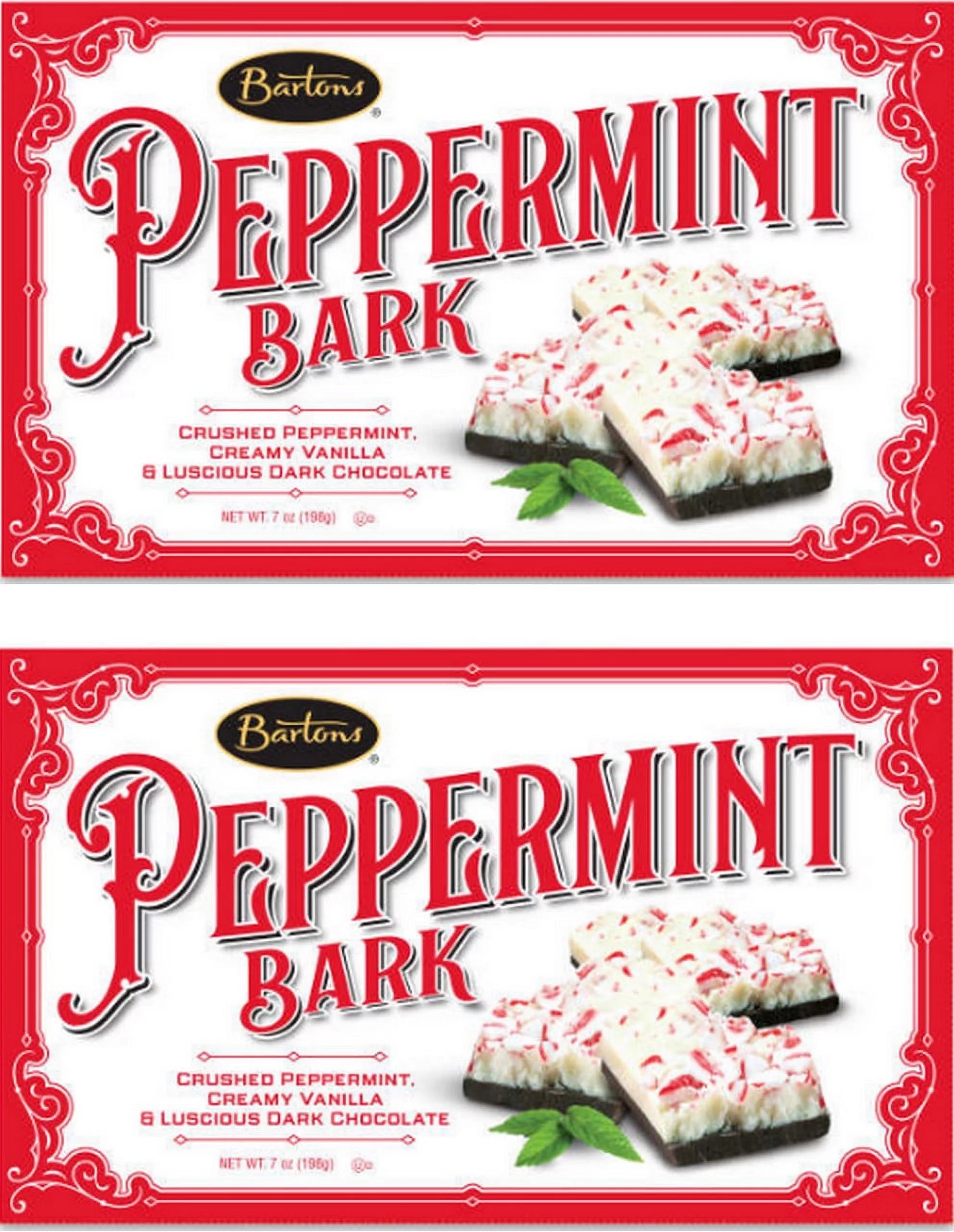 Peppermint Bark Dark Chocolate Candy (Pack of 2) F904278