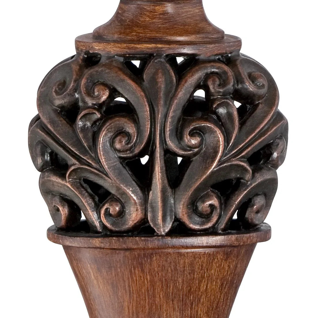 Set of 2 Bronze Cream Table Lamps R903