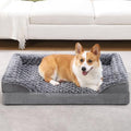 Orthopedic Dog Bed Medium Grey 29 x 18 x 6 Inch I524