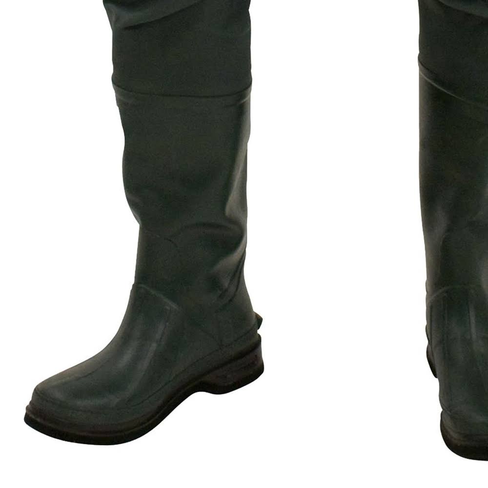 Forest Green 2-Ply Rubber Hip Wader V321