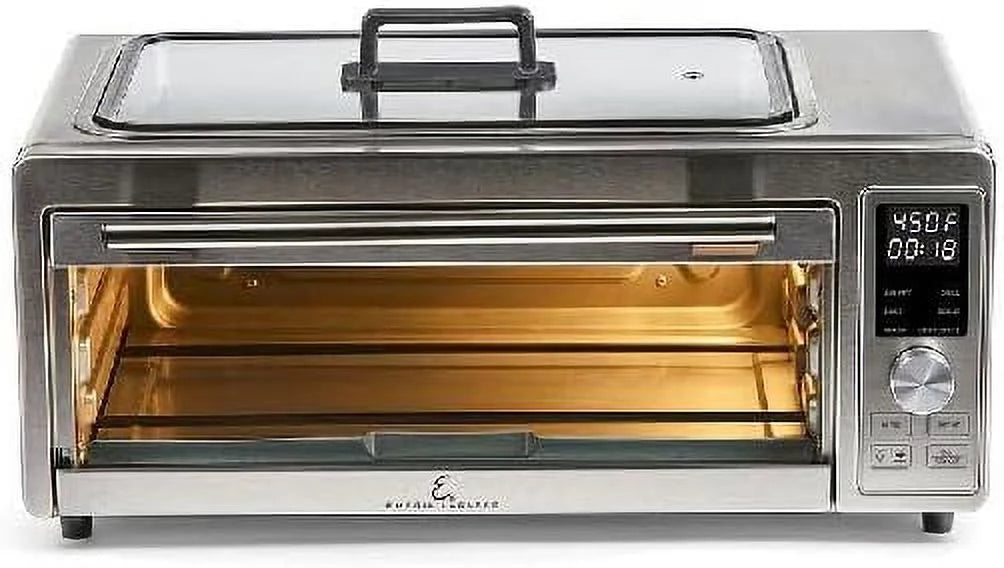 6-In-1 Countertop Convection Toaster Oven with Stainless Steel O8165