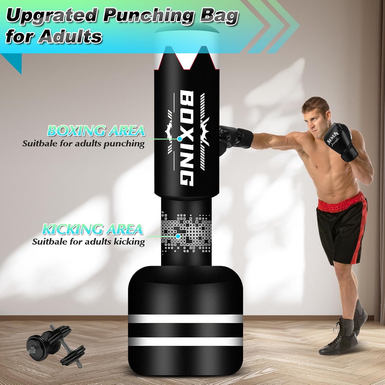 71'' Standing Punching Bag with Stand J297034