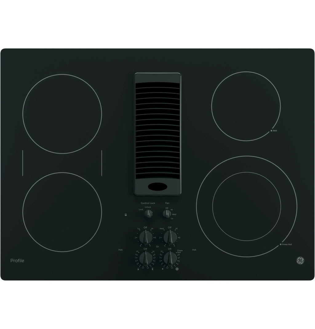 30 Inch Electric Smoothtop Cooktop Black J754620