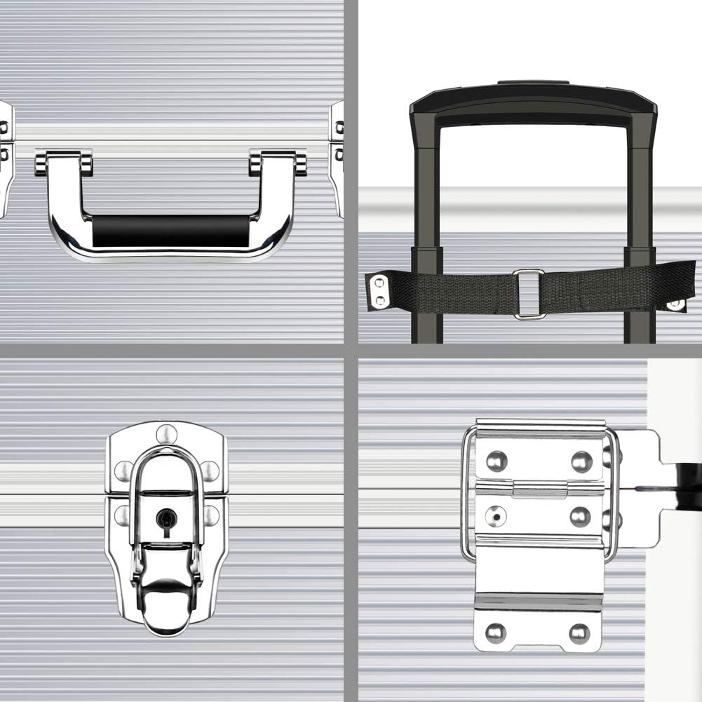 Professional Cosmetics Rolling Organizer Aluminum Frame T56102