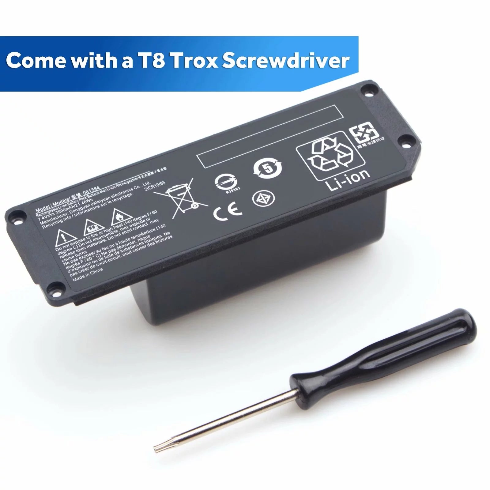 7.4V 2900mAh Replacement Battery for Boses SoundLink Mini Bluetooth Speaker L4189