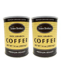 Medium Roast 100% Arabica Ground Coffee, 14 Oz (Pack of 2) A529