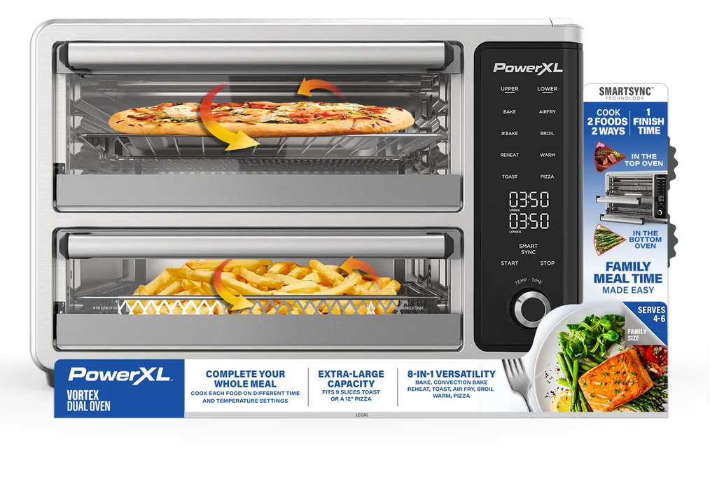 Dual Door Oven with 8 Quick-Touch Cooking Presets E68063