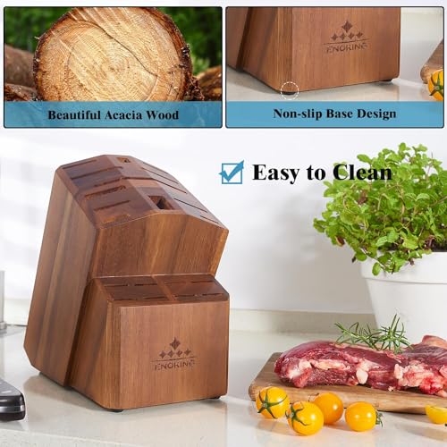 20 Slots Acacia Wood Knife Block R13993