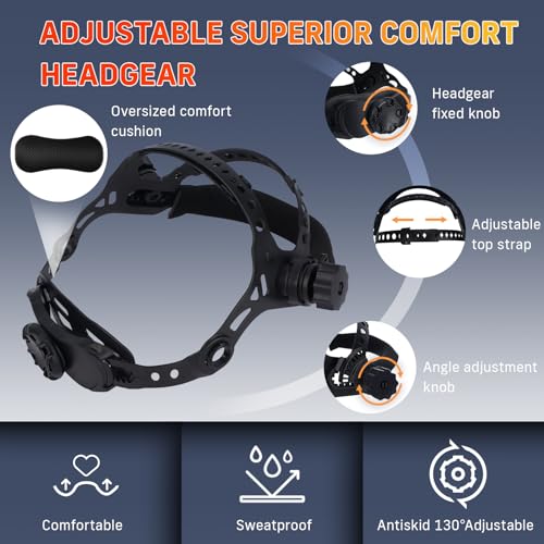Large Viewing True Color Solar Power Auto Darkening Welding Helmet L780780