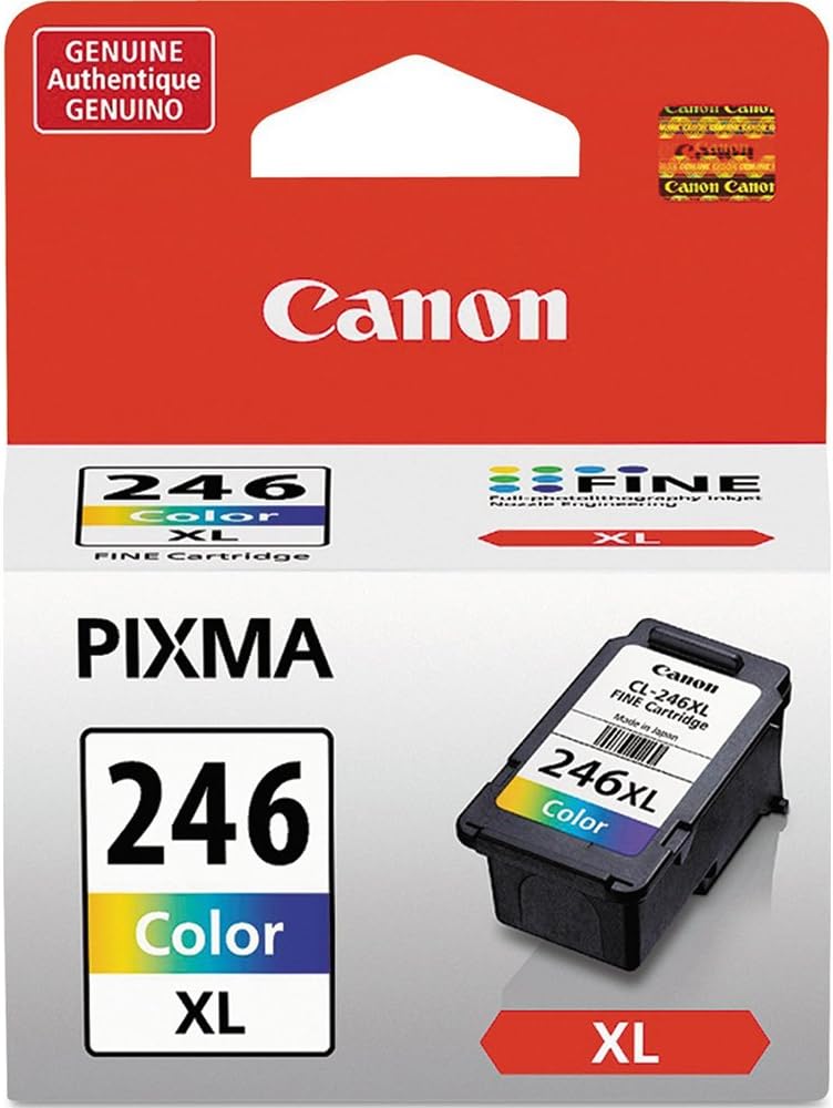 CL-246XL Color Ink Cartridge & Two PG-245XL Black Cartridge M6642