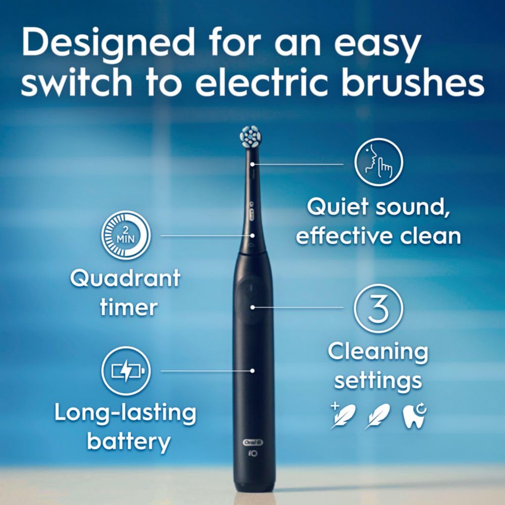 Night Black Rechargeable Electric Toothbrush with 1 Brush Head A772519