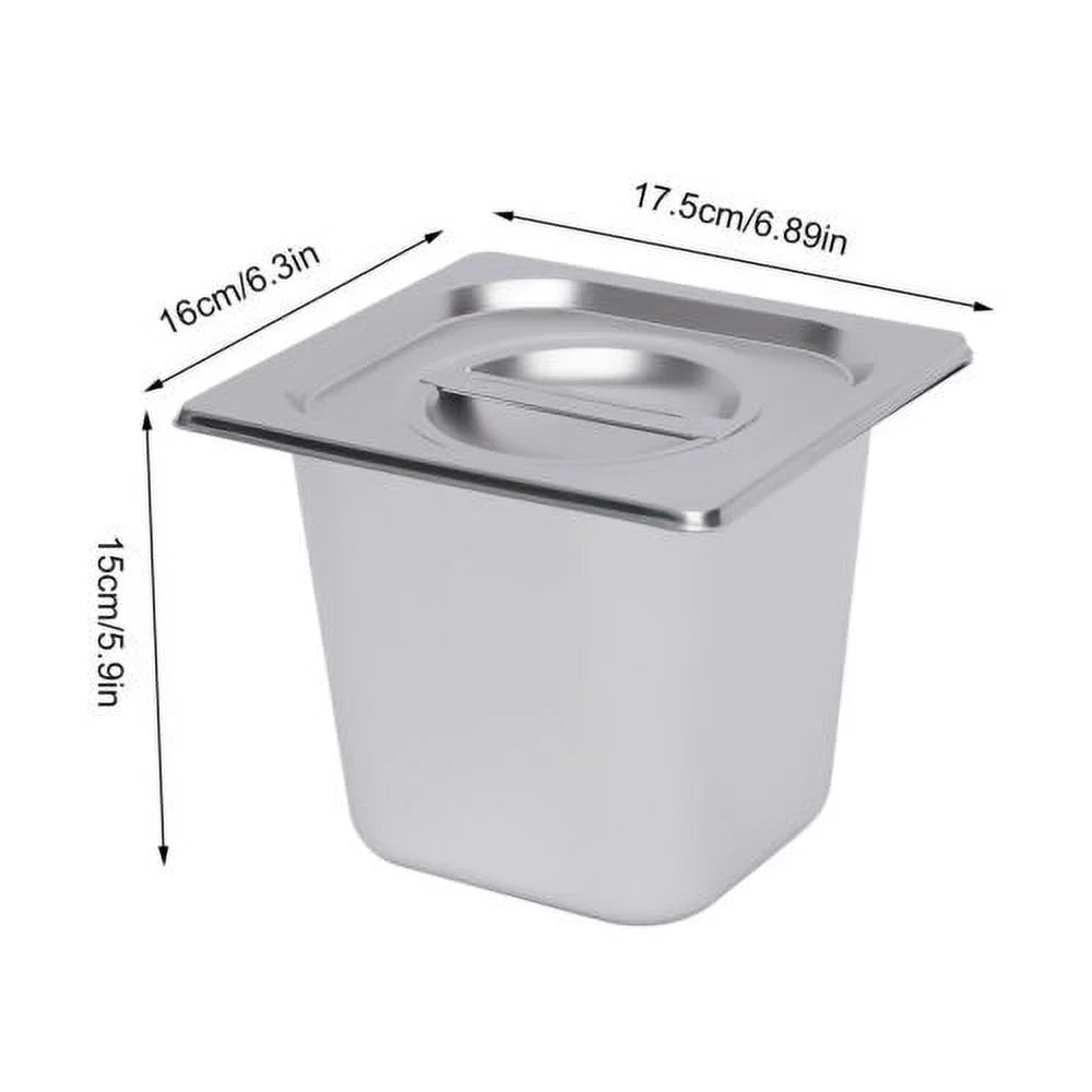 600W 110V 6 Pots Stainless Steel Commercial Buffet Food Warmer K214