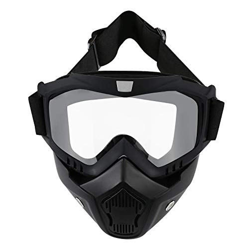 Motorcycle Goggles with Removable Face Mask I206408