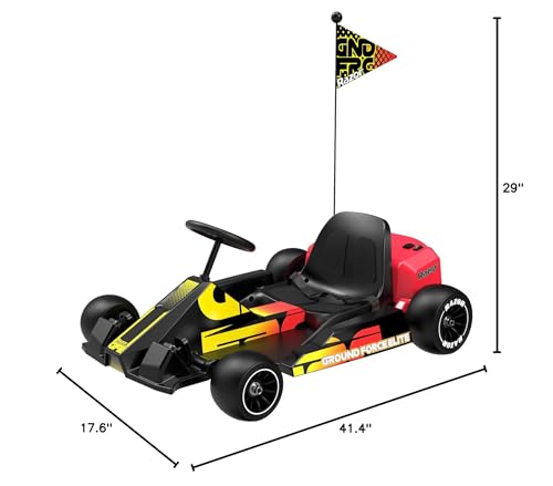 Electric Go-Kart, 350-watt Hub-Driven Motor, 36V Rechargeable Battery U678