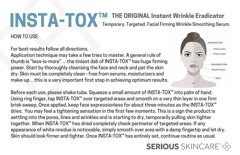2 Pack .75 oz Instant Wrinkle Smoothing Serum P1363