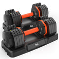 25LB 55LB Adjustable Dumbbells Set Q12543