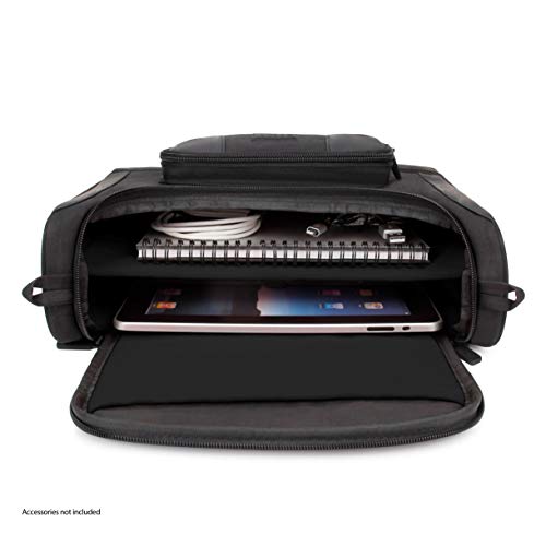 Compact Messenger Bag for 11 inch iPad (Black) J309
