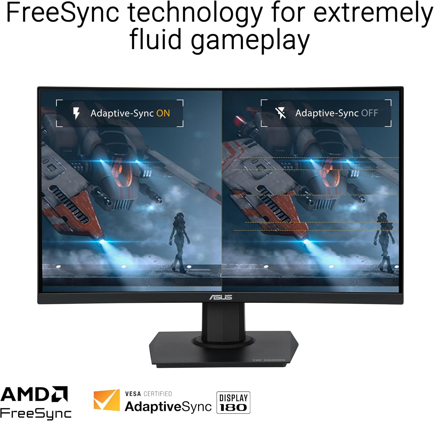 24” Curved Monitor FHD 180Hz 1ms L43488