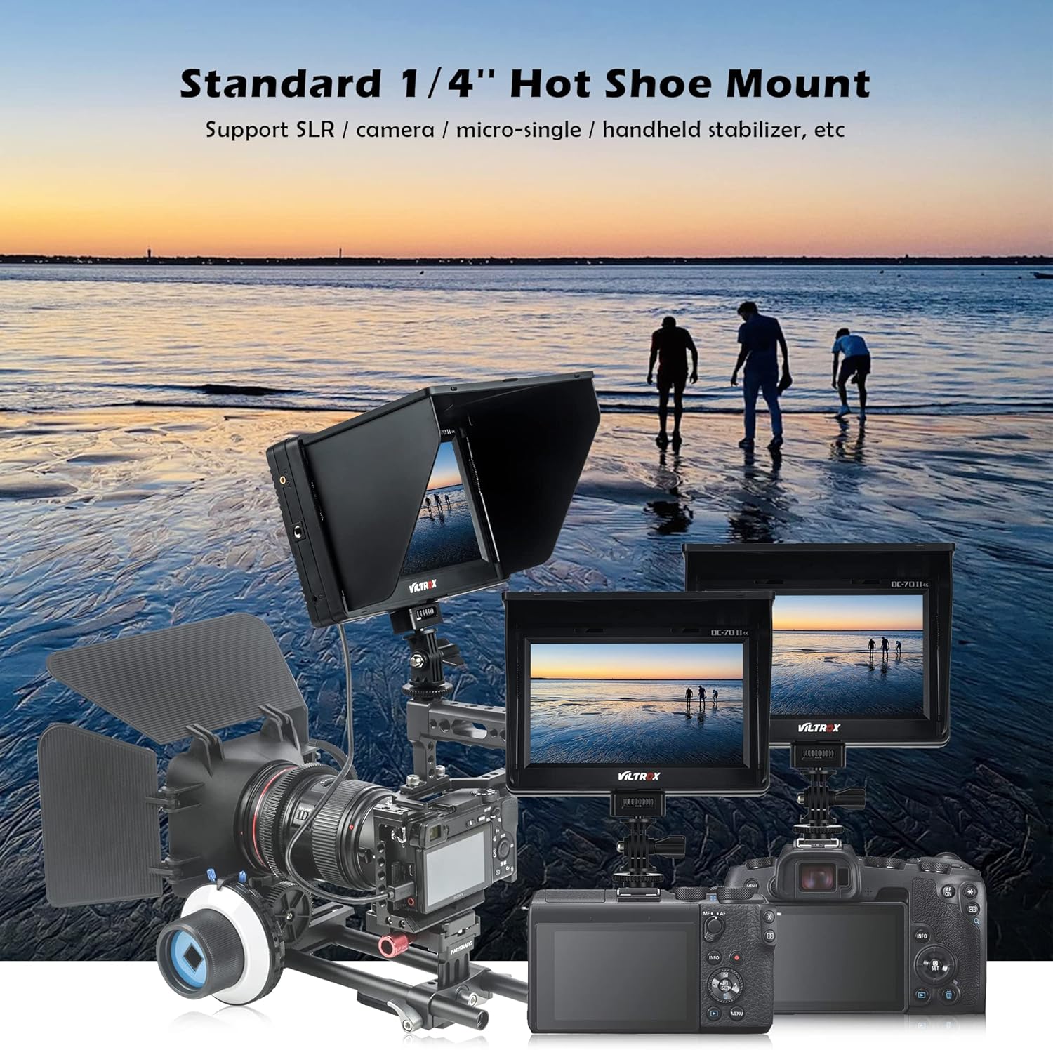 7 inch 4K Camera Field Monitor with HDMI Input/Output O889829