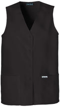 Button Front Scrubs Vest N91641