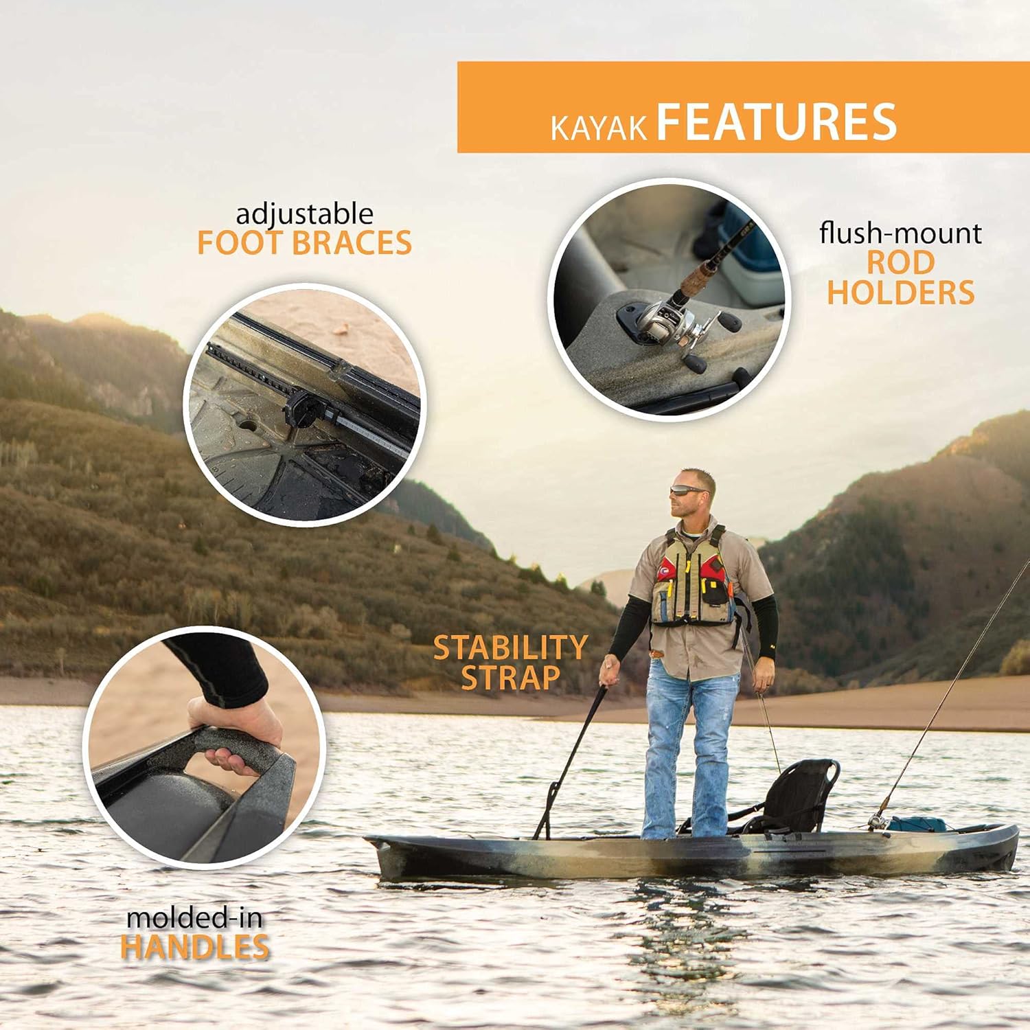 Stealth Pro Angler 118 Fishing Kayak K44129