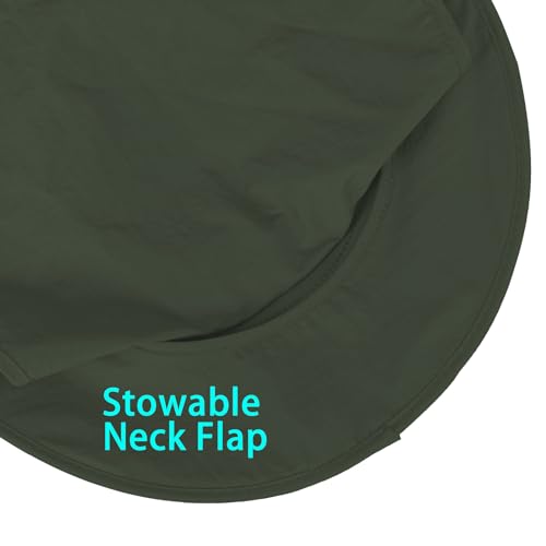 UPF 50+ Breathable Wide Brim Bucket Hat with Neck Flap X1210