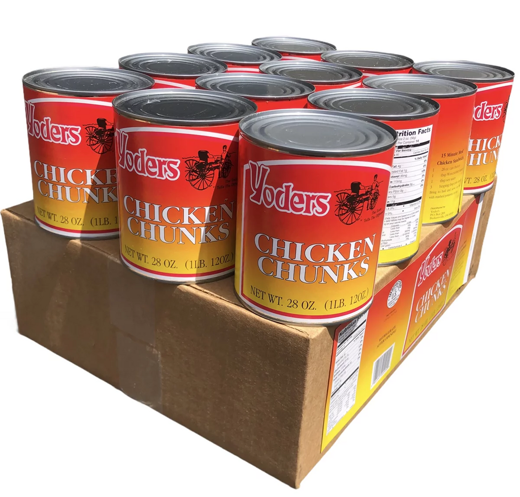 Canned Chicken Chunks 28 oz B513