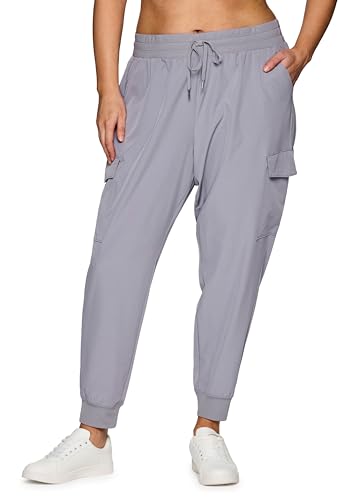 Lightweight Stretch Woven Cargo Joggers V296