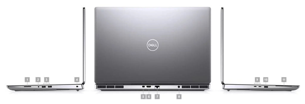 Restored Dell Precision 7000 7760 Workstation Laptop 17.3" FHD Core i9 - 2TB SSD + 1TB SSD - 32GB RAM - RTX A4000 8 Cores @ 5 GHz - 11th Gen CPU - 8GB GDDR6 S22595
