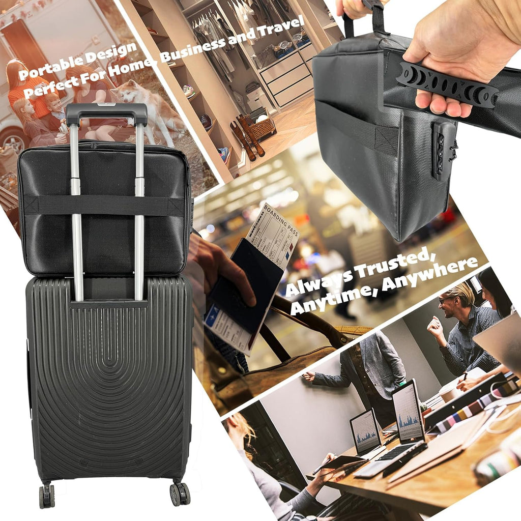 Fireproof Document Bag with Lock F894