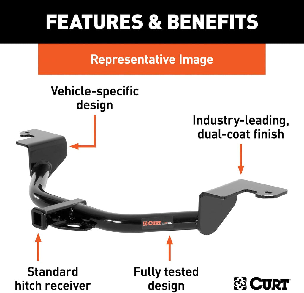 Class 1 Trailer Hitch, 1-1/4-Inch Receiver R224173