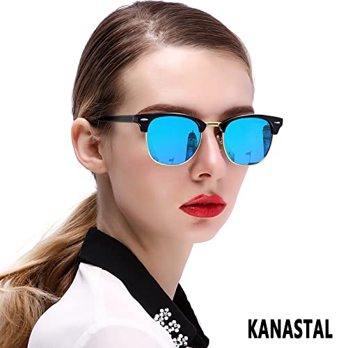 Semi Rimless Polarised Sunglasses R579