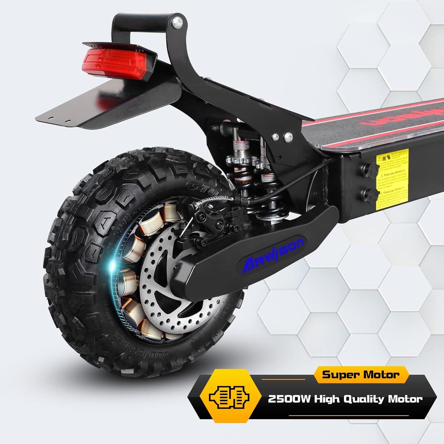 2500W 11 inch Pneumatic Tire Foldable Electric Scooter S422917