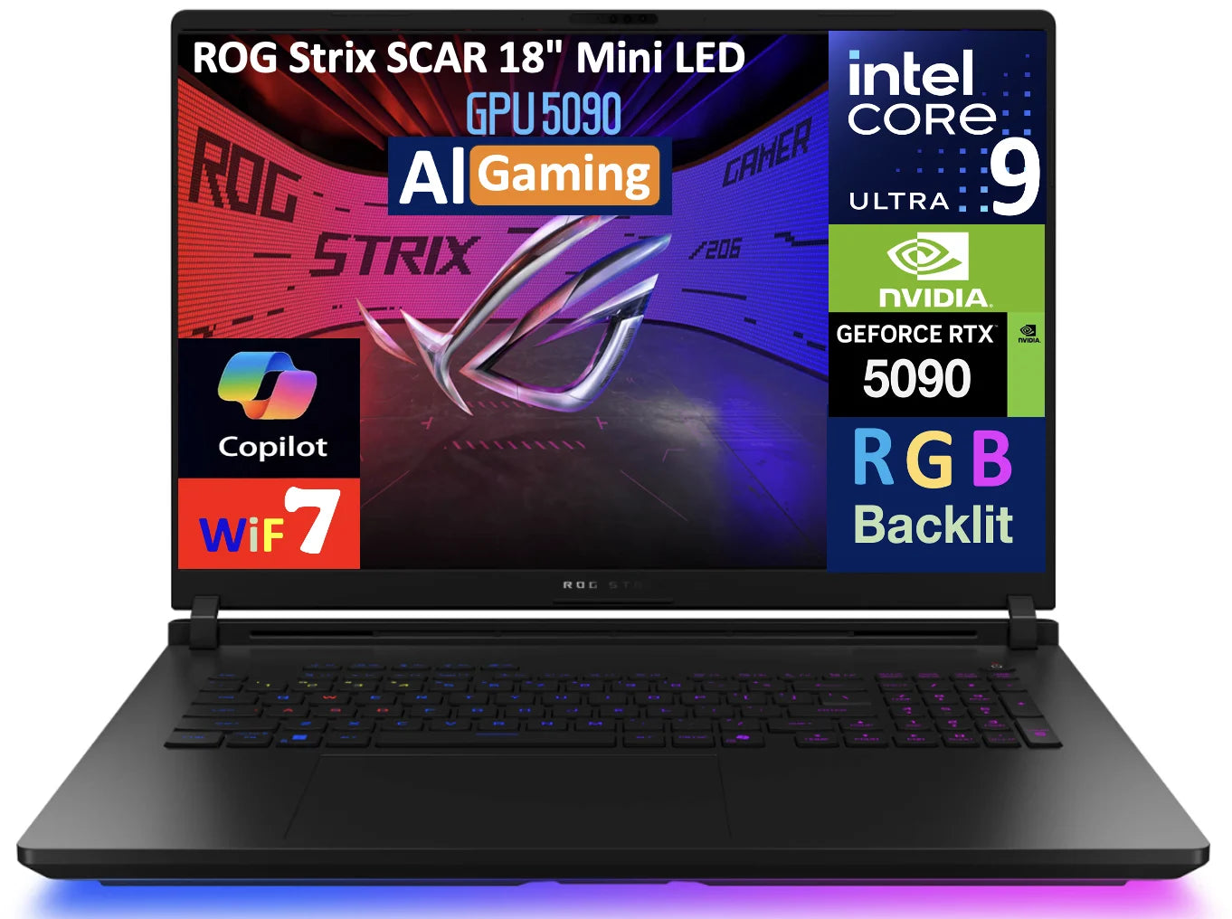 18in 240Hz Mini LED WQXGA Gaming Laptop G9593