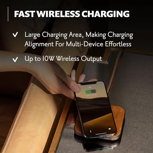 Fast Wireless Charging Station, Qi Certified C35351