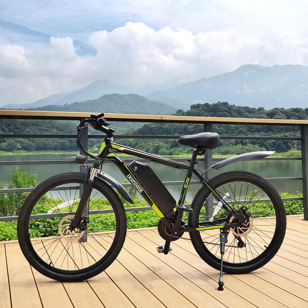Electric Bike 500W 26" 48V 12.8Ah 21-Speed Front Fork Suspension I580