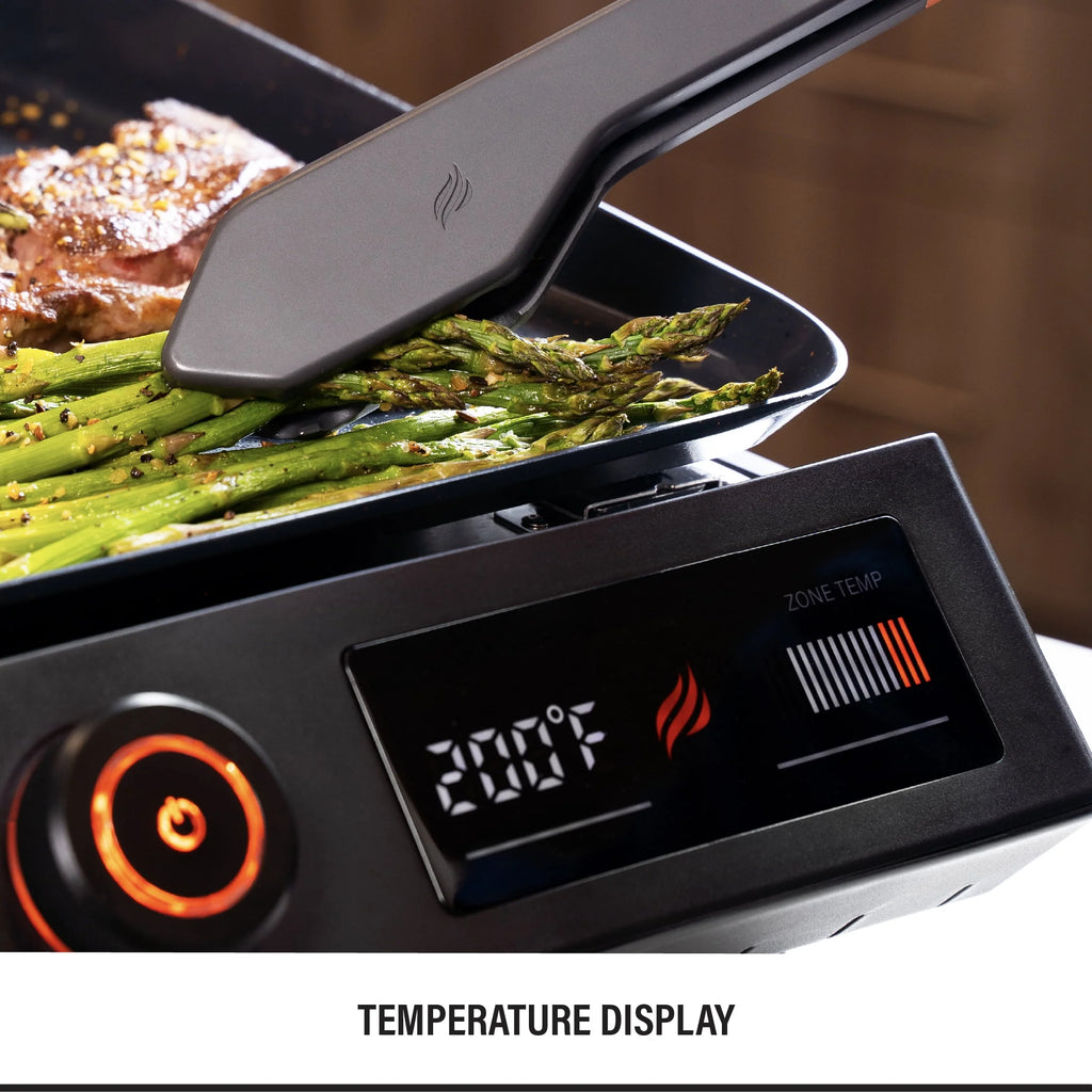 17 Electric Tabletop Griddle with Hood I26719