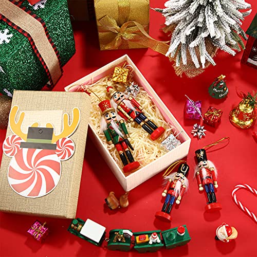 12 Pcs Small Wooden Nutcracker Ornament R60792
