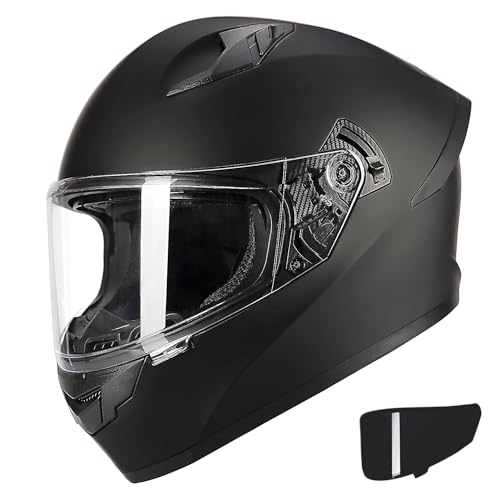 DOT Approved Lightweight Motorcycle Helmet with Visor B3392