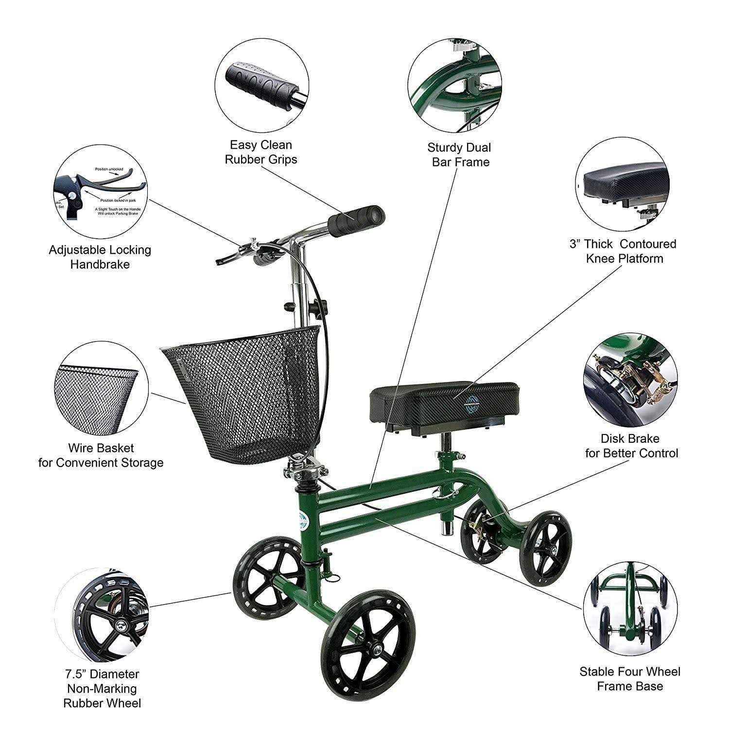 Steerable Knee Scooter Knee Walker Z792927