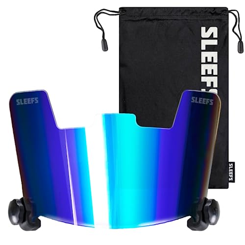 Tinted Football Visor with Clips and Microfiber Bag A14563