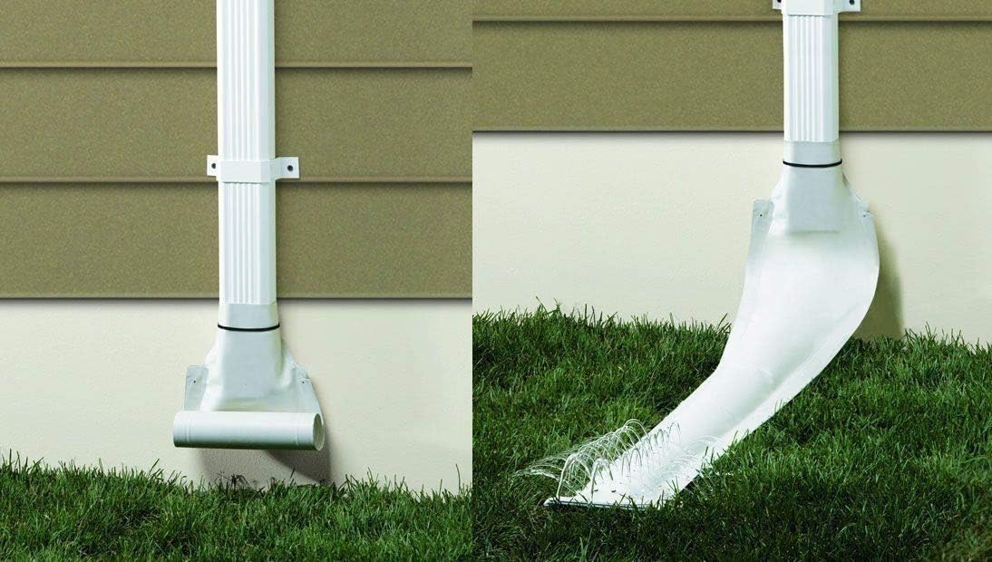Automatic Drain Downspout 46" White U769069