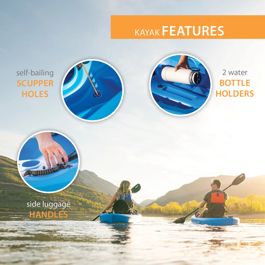 Sit-On-Top Kayak - Dragonfly Blue O77194