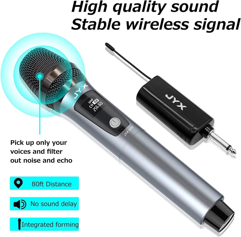 Wireless Handheld Dynamic UHF Metal Microphone E1556