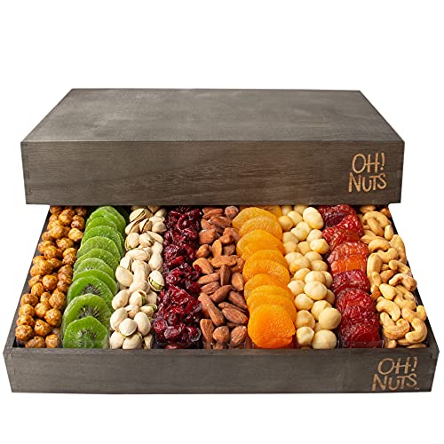 Assorted Nuts and Dried Fruits Gift Basket H64983