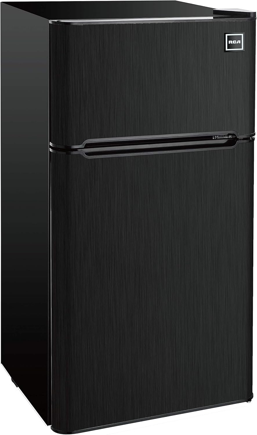 Black Stainless Steel 2 Door Refrigerator Freezer O51541