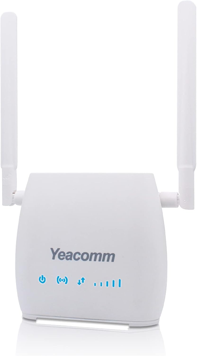 4G LTE Router with Sim Card Slot, 2 RJ11 and 4 RJ45 Ports E60706